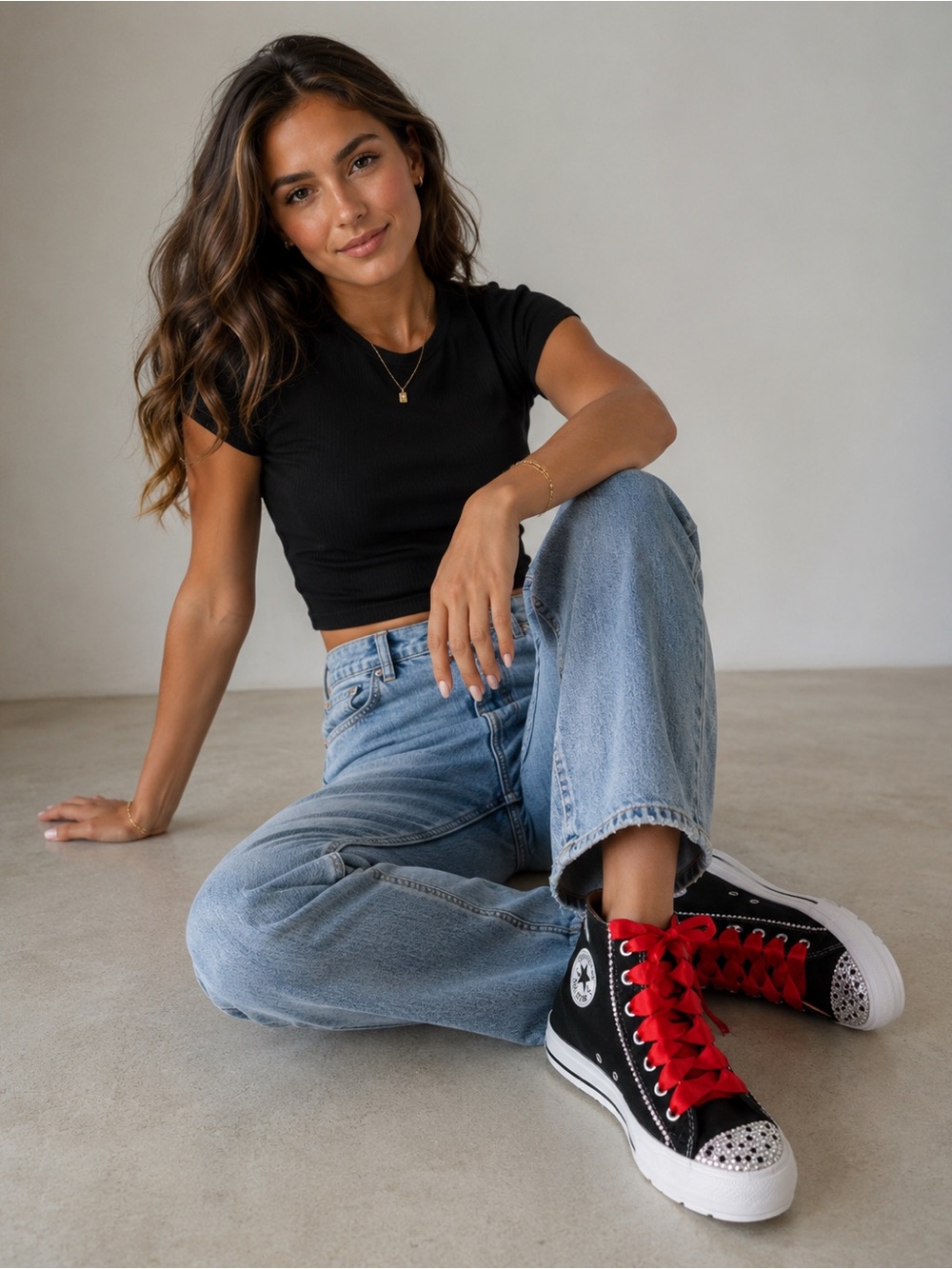 Converse Black High-Top Sneakers